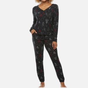 NWT Ambrielle Sleepwear Pajama Set - Black - Size XS